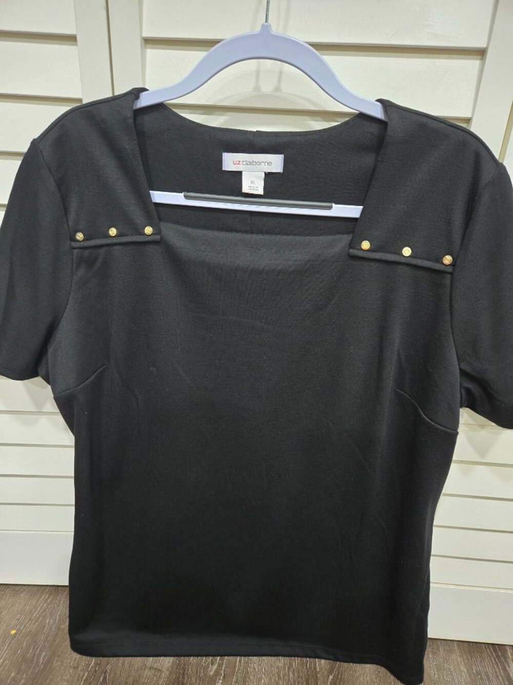 Black top Liz Claiborne, size XL, like new